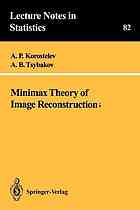 Minimax methods for image reconstruction