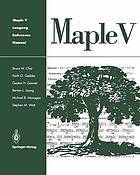 Maple V language reference manual