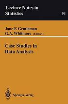 Case studies in data analysis