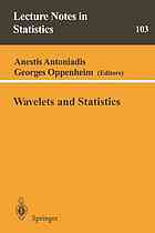 Wavelets and statistics