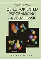 Concepts of object-oriented programming with Visual Basic