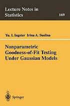 Nonparametric goodness-of-fit testing under Gaussian models