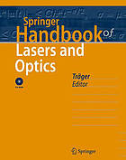 Springer handbook of lasers and optics