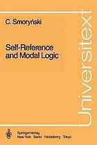 Self-reference and modal logic