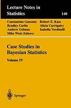 Case studies in Bayesian statistics / *Vol. IV*