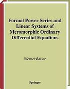 Formal power series and linear systems of meromorphic ODE