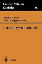 Robust bayesian analysis