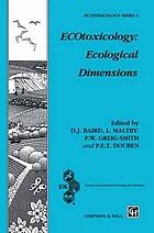 ECOtoxicology: ecological dimensions