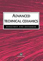 Advanced technical ceramics directory and databook