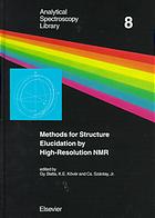 Methods for structure elucidation by high-resolution NMR : applications to organic molecules of moderate molecular weight