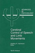 Cerebral control of speech and limb movements