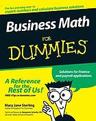 Business math for dummies