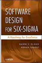 Software design for six sigma : a roadmap for excellence