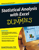 Statistical Analysis with Excel® For Dummies®, 2nd Edition