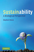 Sustainability : a biological perspective