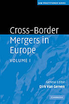 Cross-border mergers in Europe / 1.