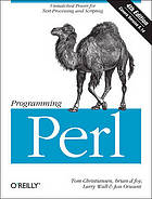 Programming Perl : Unmatched power for text processing and scripting