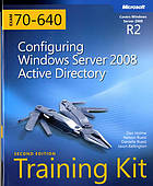 MCTS self-paced training kit (exam 70-640) : configuring Windows server 2008 active directory (2nd edition). - "Covers Windows server 2008 R2"--Cover. - Includes index