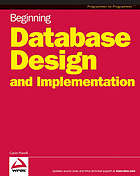 Beginning database design and implementation