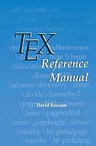 TeX reference manual