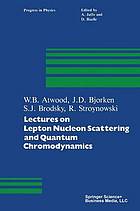 Lectures on lepton nucleon scattering and quantum chromo-dynamics