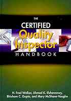 The Certified Quality Inspector Handbook