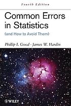 Common errors in statistics