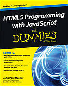 HTML5 Programming with JavaScript For Dummies