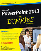 PowerPoint 2013 for dummies, [2013]