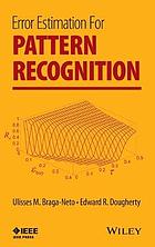 Error estimation for pattern recognition