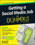 Getting a social media job for dummies