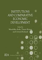 Institutions and patterns of economic development