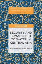 Security and human right to water in Central Asia