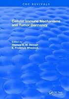 Cellular immune mechanisms and tumor dormancy