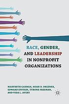 Race, gender, and leadership in nonprofit organizations.