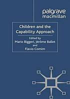 Children and the capability approach 2011.