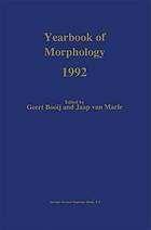 Yearbook of morphology