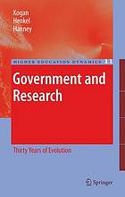 Government and research : thirty years of evolution