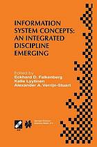 Information System Concepts: An Integrated Discipline Emerging : IFIP TC8/WG8.1 International Conference on Information System Concepts: An Integrated Discipline Emerging (ISCO-4)September 20-22, 1999, University of Leiden, the Netherlands