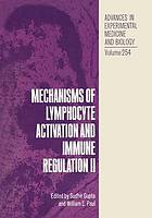 Mechanisms of Lymphocyte Activation and Immune Regulation II