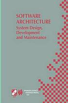 Software architecture : system design, development and maintenance.