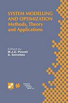 System modelling and optimization : methods, theory and applications. 19th.