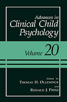 Advances in Clinical Child Psychology