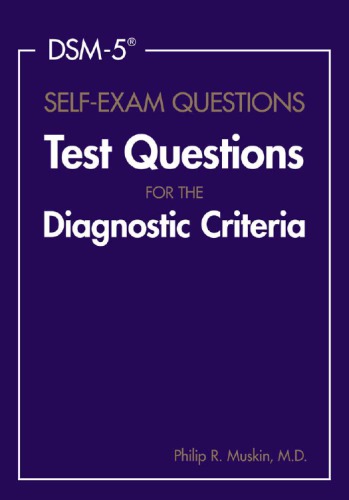 Dsm-5(r) Self-Exam Questions