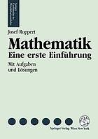 Mathematik Eine erste Einführung