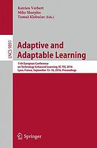 Chapter: 'Social Facilitation Due to Online Inter-classrooms Tournaments' from book: Adaptive and Adaptable Learning: 11th European Conference on Technology Enhanced Learning, EC-TEL 2016, Lyon, France, September 13-16, 2016, Proceedings