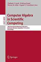 Computer algebra in scientific computing.