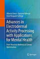 Advances in electrodermal activity processing with applications for mental health : from heuristic methods to convex optimization