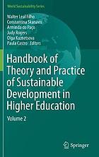 Handbook of theory and practice of sustainable development in higher educationnVolume 2