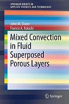 Mixed convection in fluid superposed porous layers